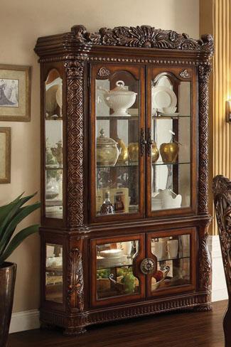 Antique curio top cabinet value
